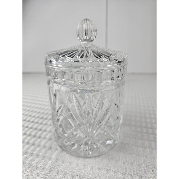Fifth Avenue Crystal 'Portico' 7.5 Covered Jar New Open Box - Picture 1 of 6